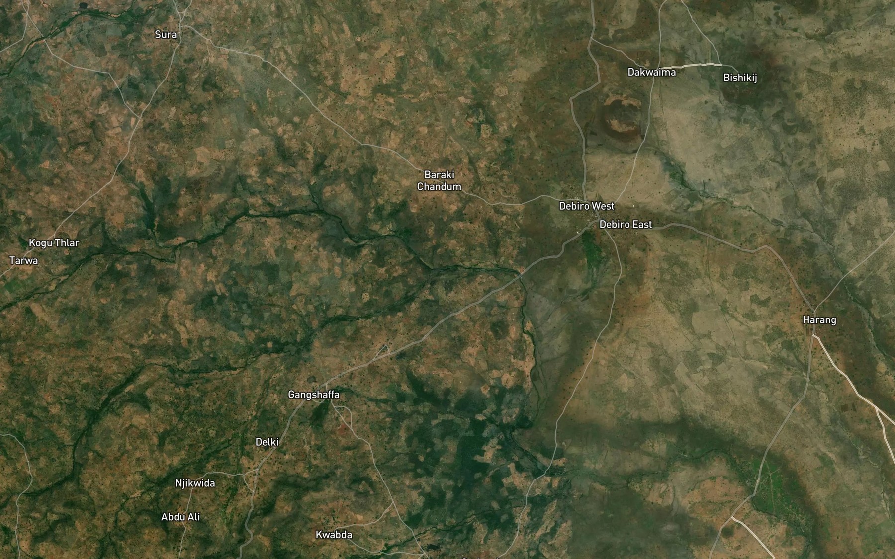 Satellite map of the Gilam
