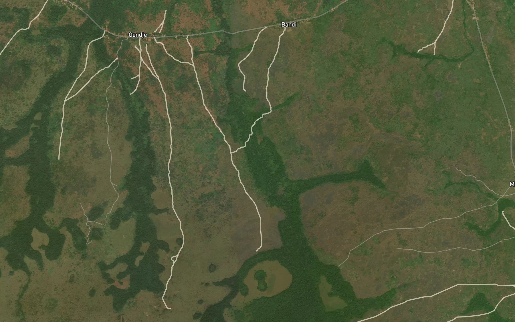 Satellite map of the Toto