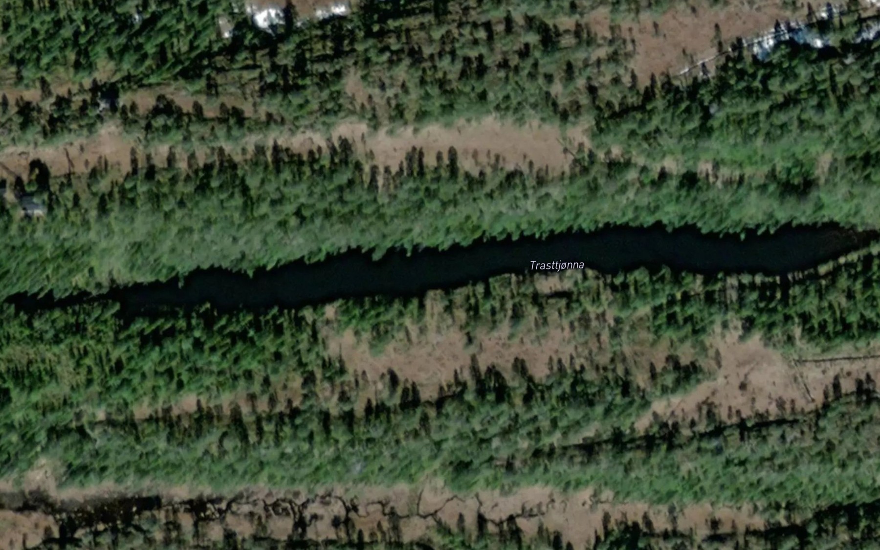 Satellite map of the Trasttjonna
