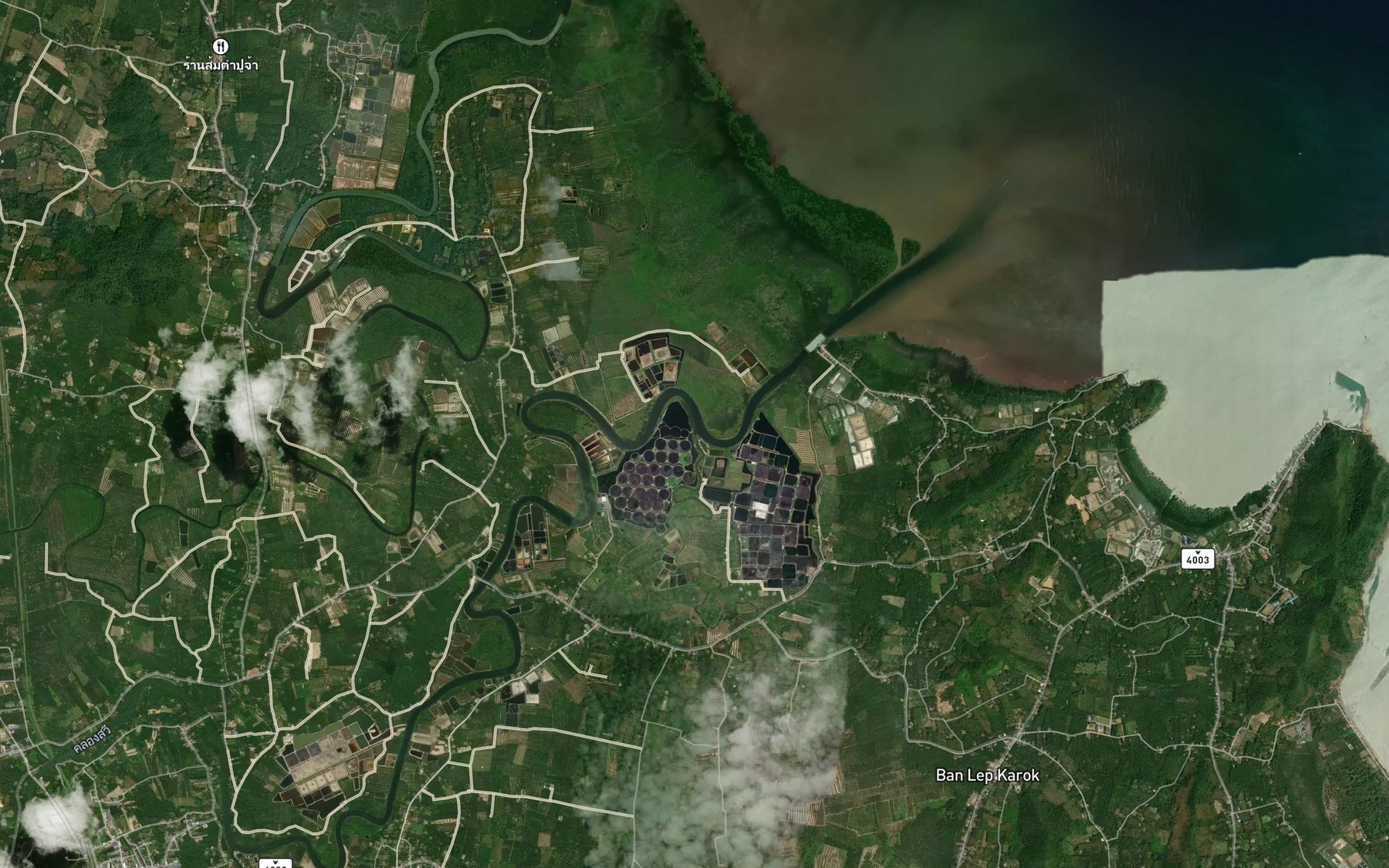 Satellite map of the Khlong Chum