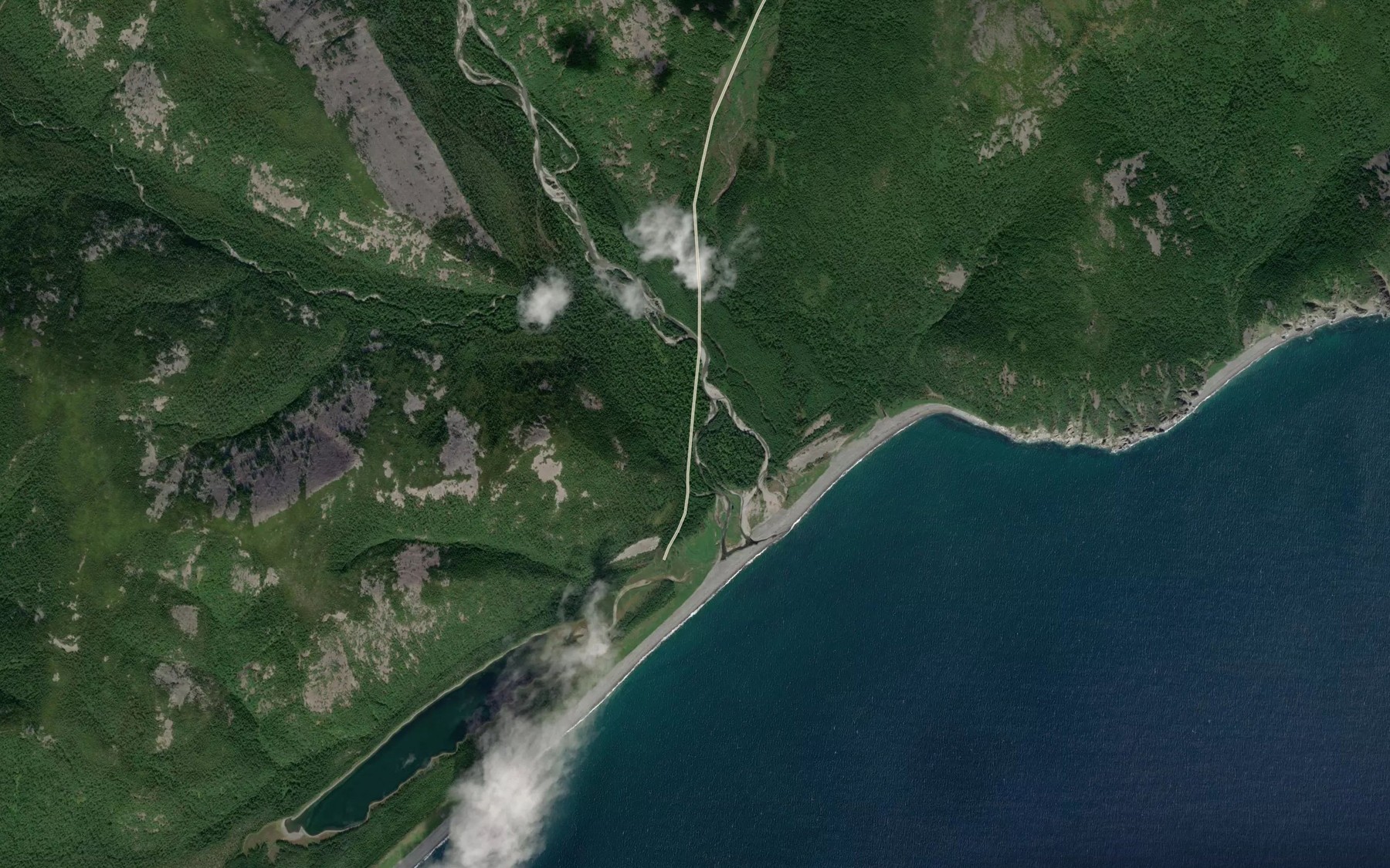 Satellite map of the Zelenyy