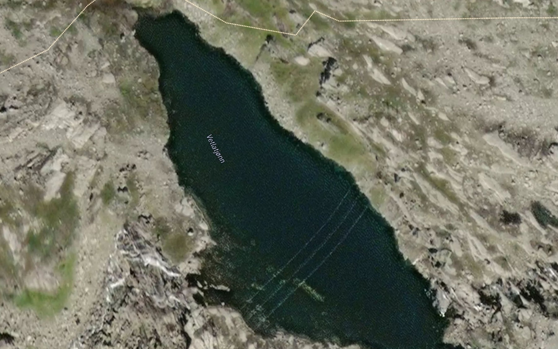Satellite map of the Vesletjorn