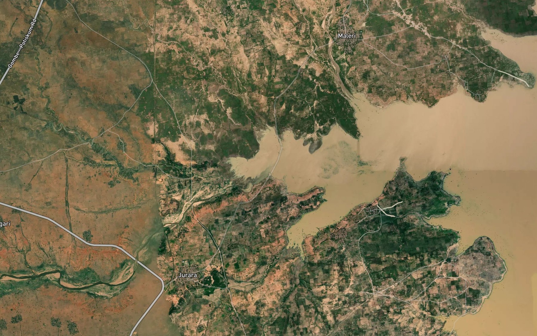 Satellite map of the Koli