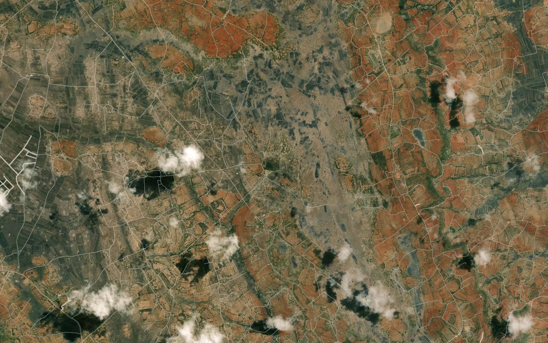 Satellite map of the Mathingau Dam