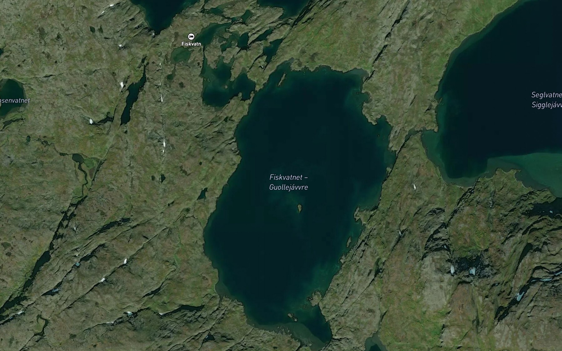 Satellite map of the Fiskvatnet
