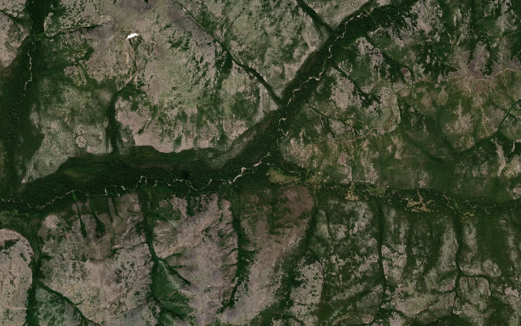 Satellite map of the Malyy