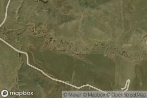 Satellite map of the Harry Creek