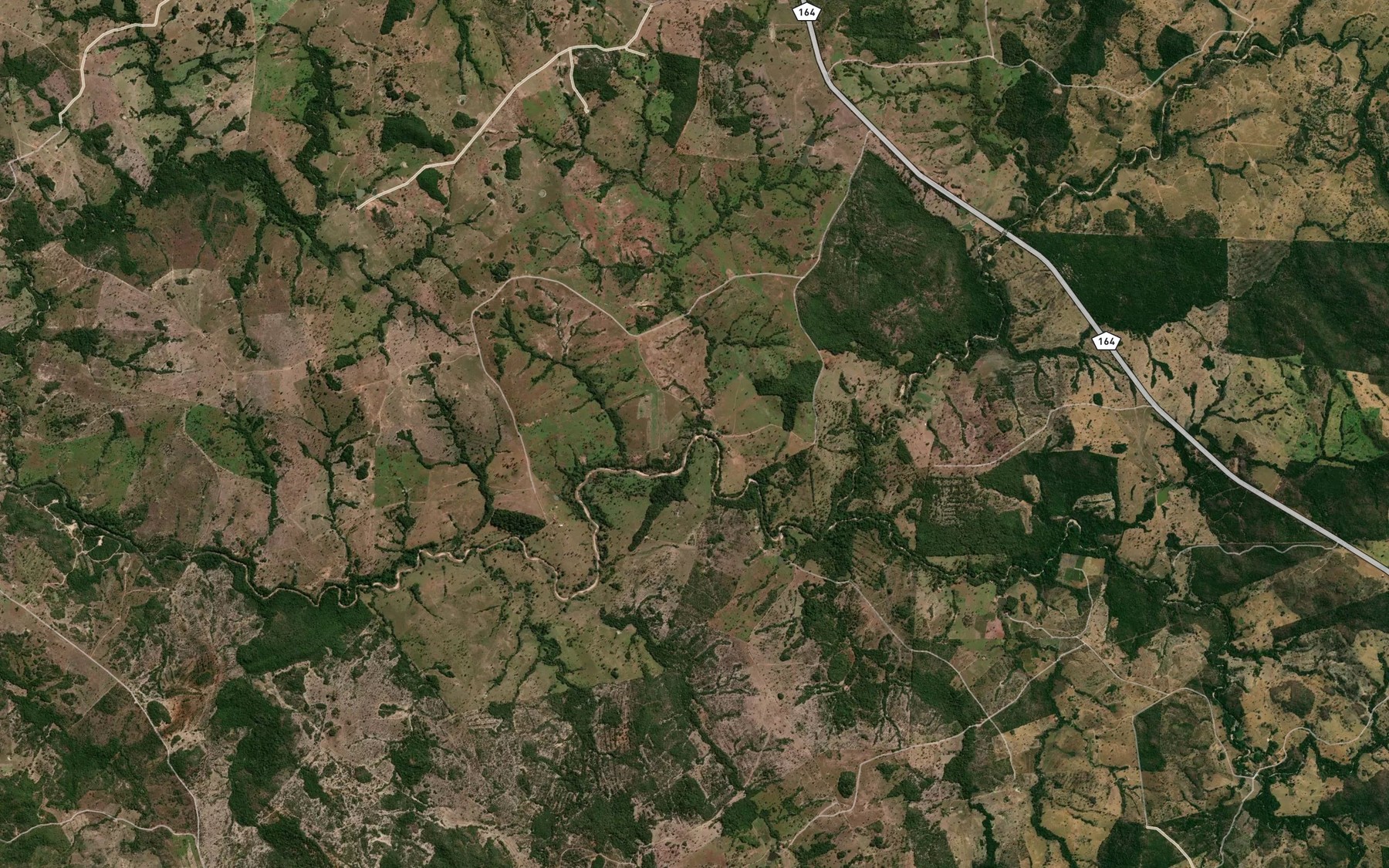 Satellite map of the Corrego da Fabrica