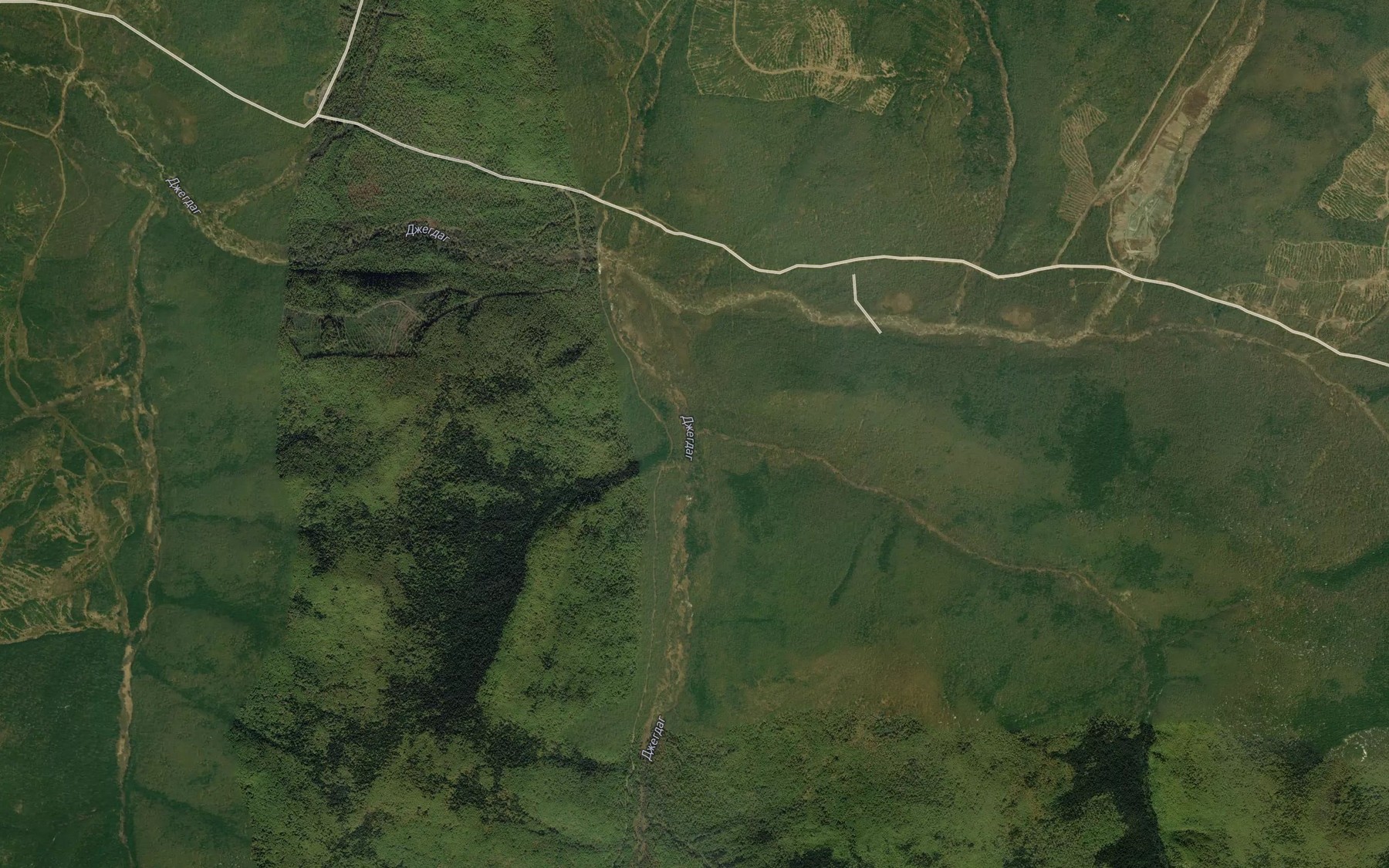 Satellite map of the Zarosshiy