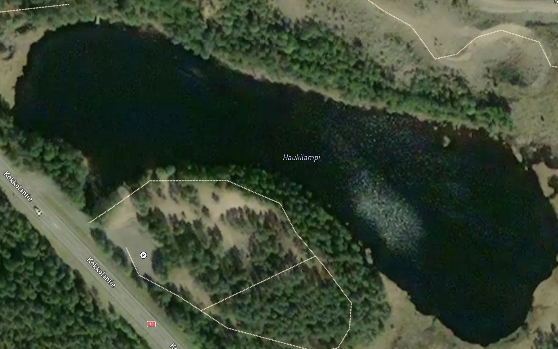 Satellite map of the Haukilampi