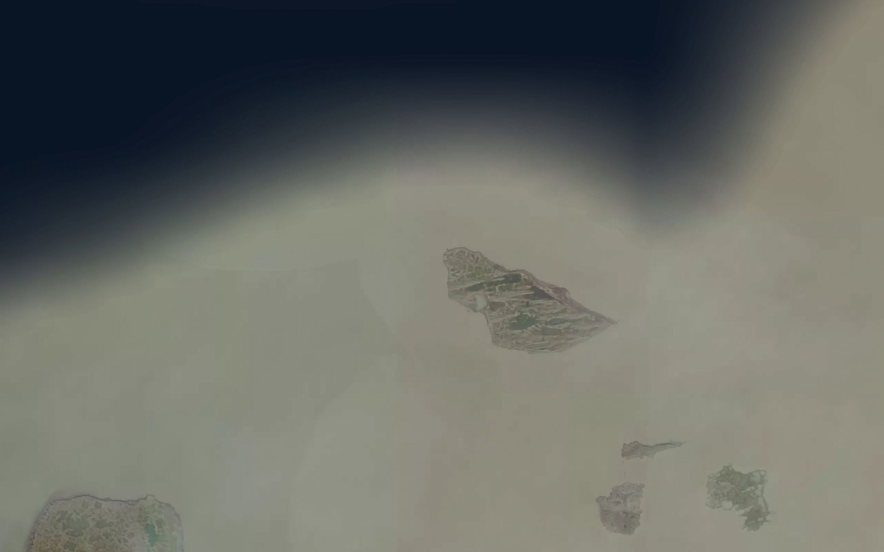 Satellite map of the West Canning River