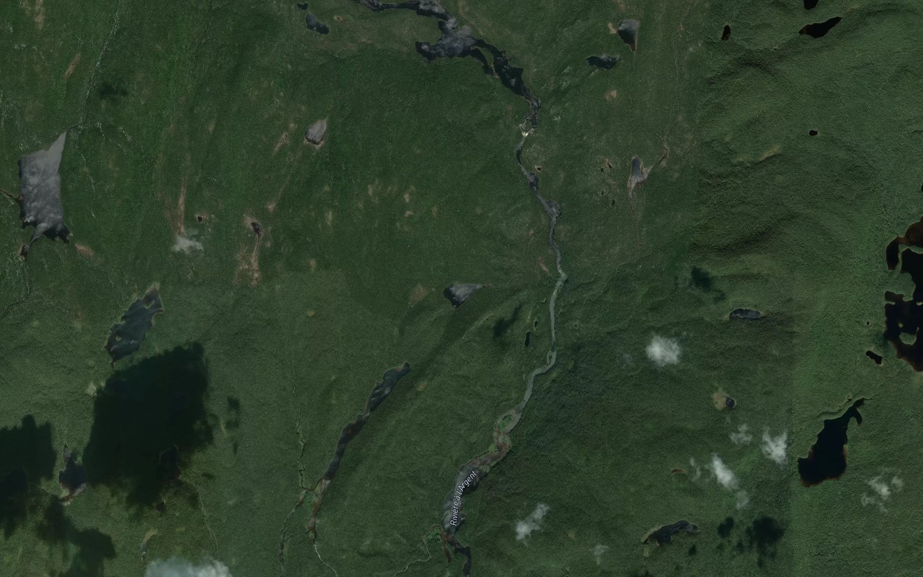 Satellite map of the Lac de la Pointe