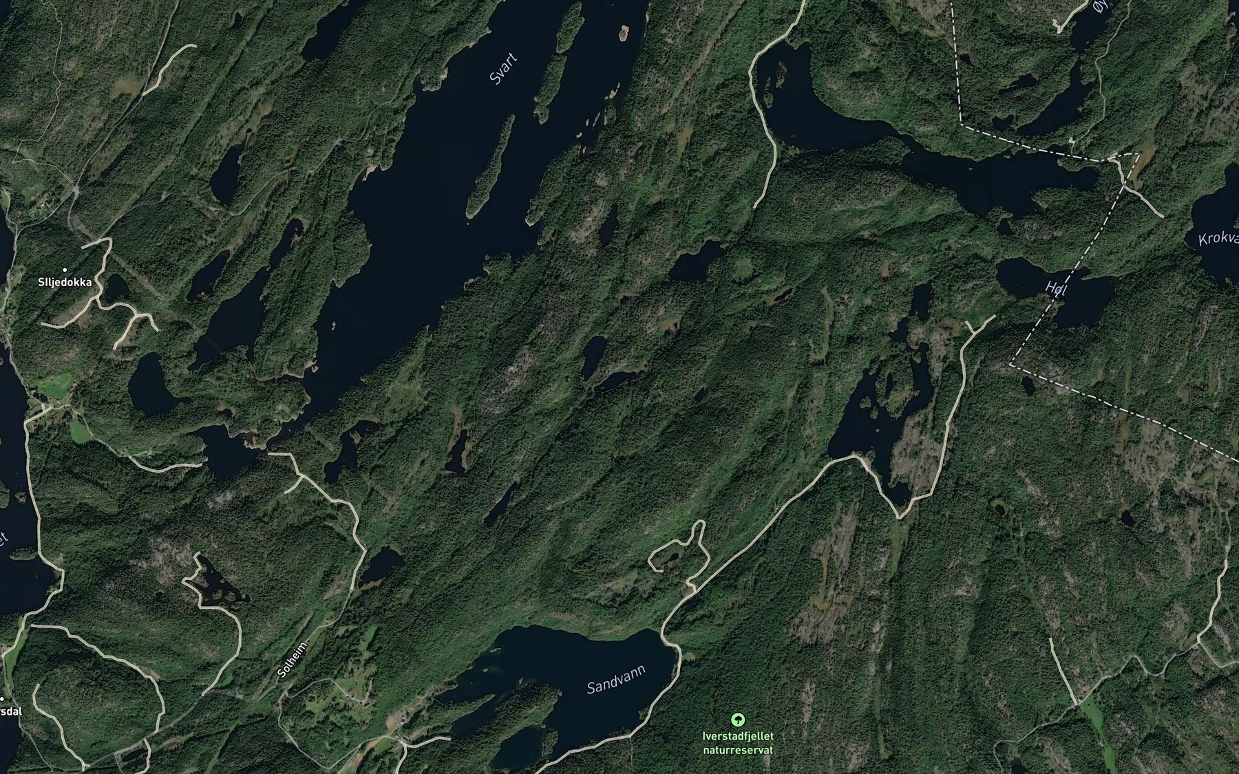 Satellite map of the Limdalstjerna