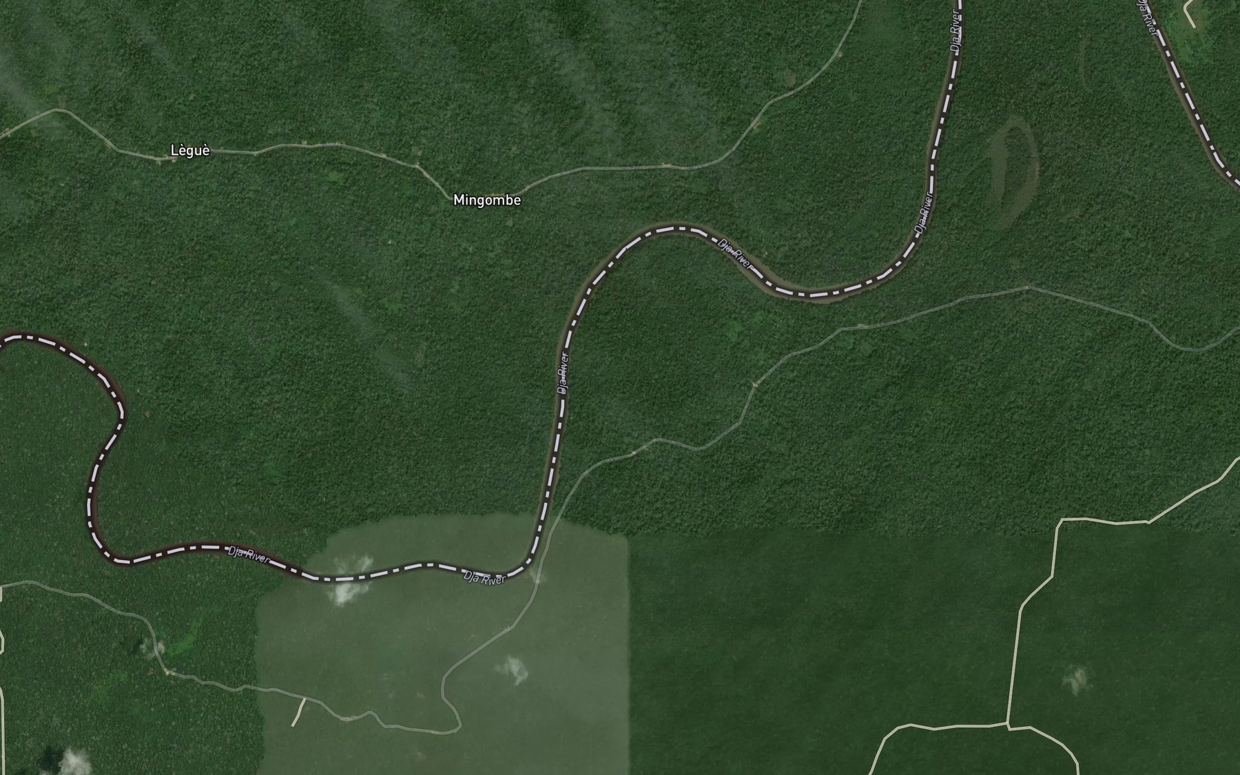Satellite map of the Damobinda