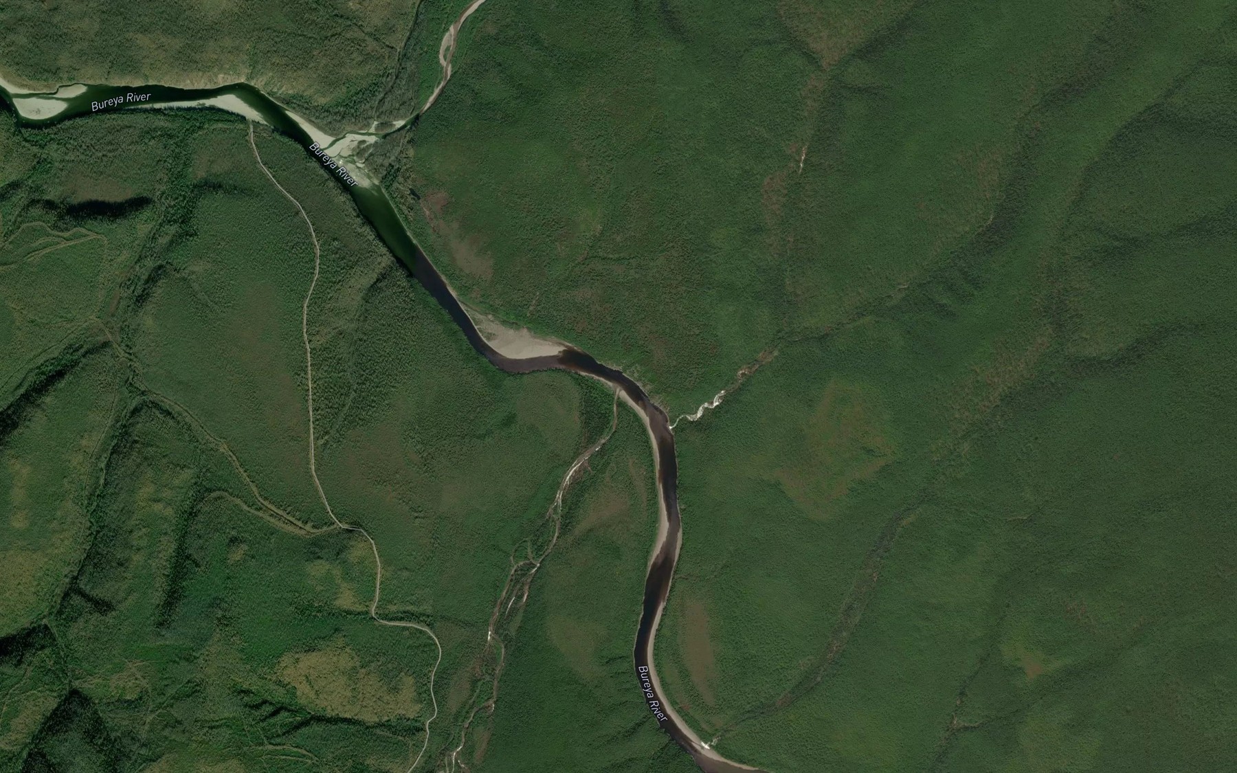 Satellite map of the Saganar