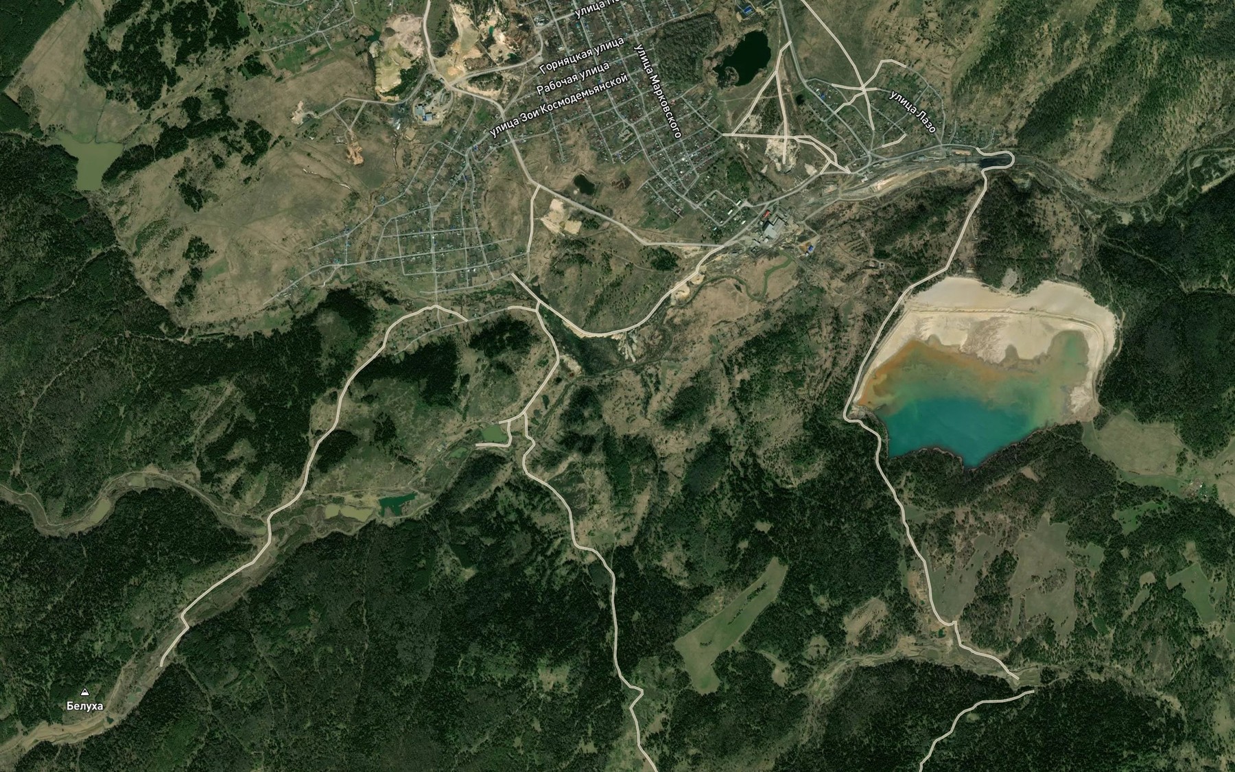 Satellite map of the Osipovka