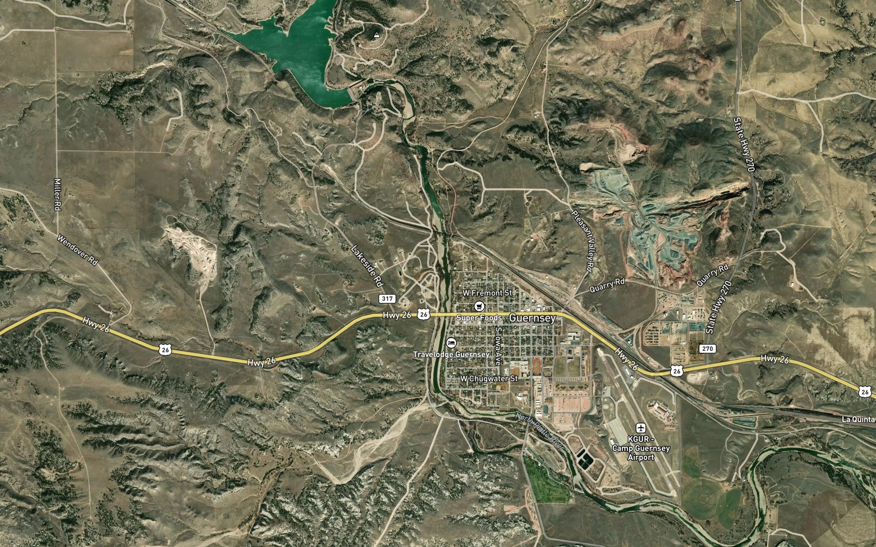 Satellite map of the Cold Spring