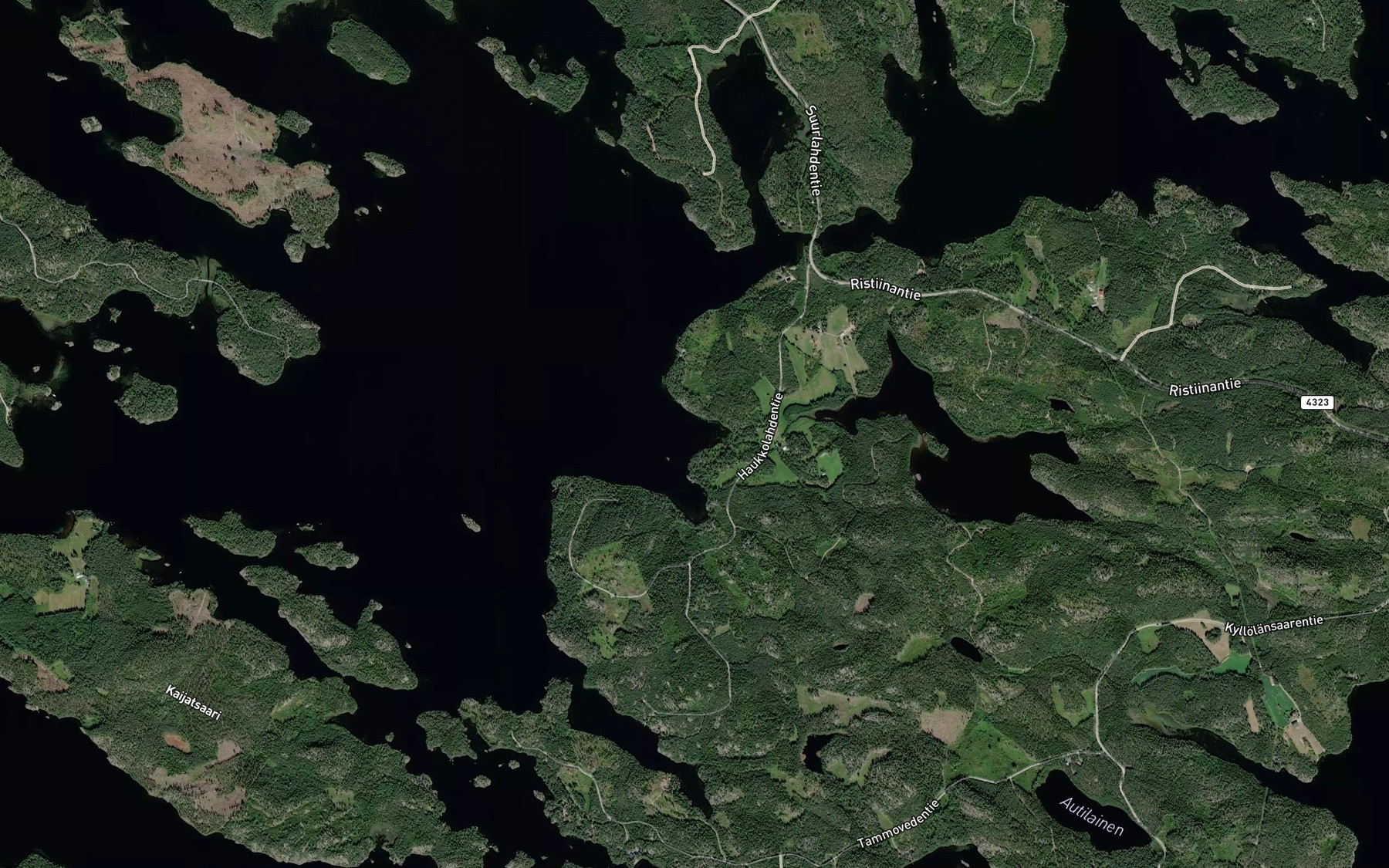 Satellite map of the Iso Huhtilahti