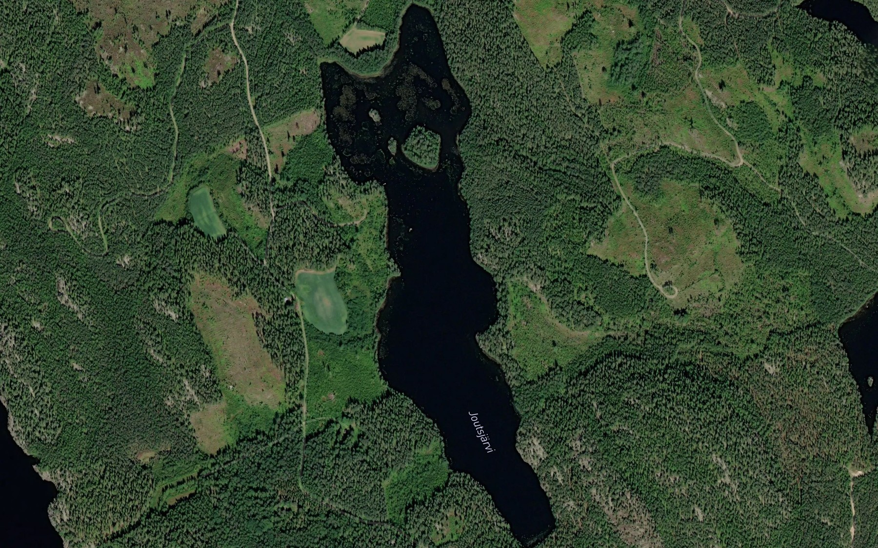Satellite map of the Joutsjarvi