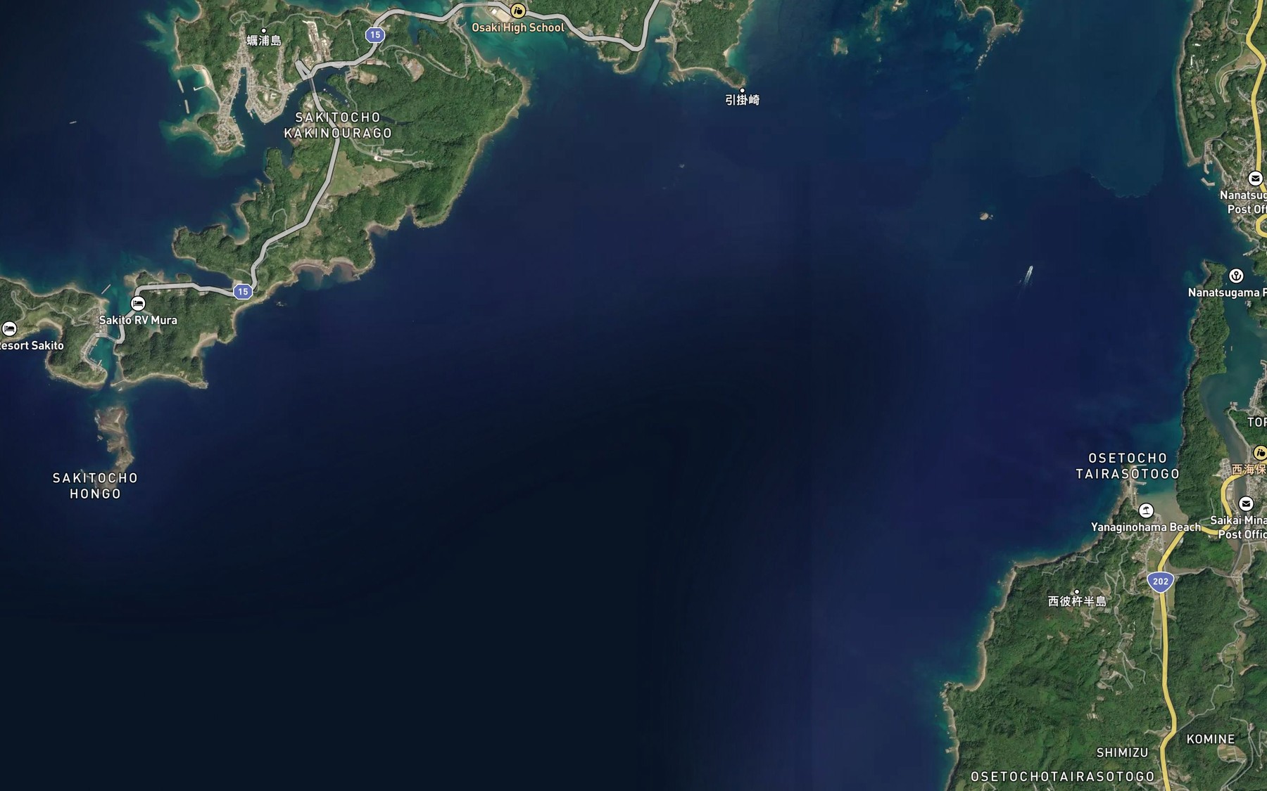 Satellite map of the Katashima-dashi