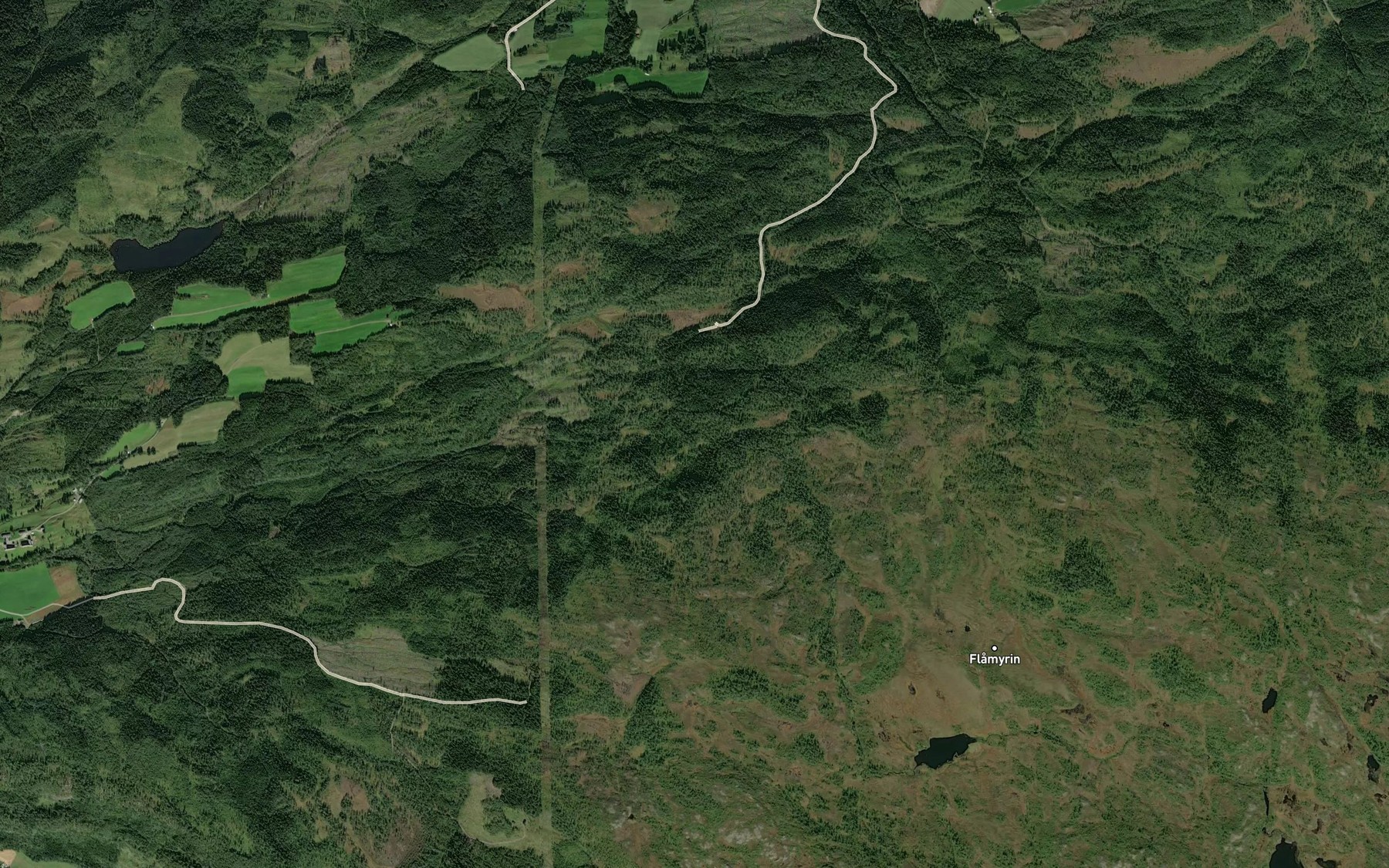 Satellite map of the Via
