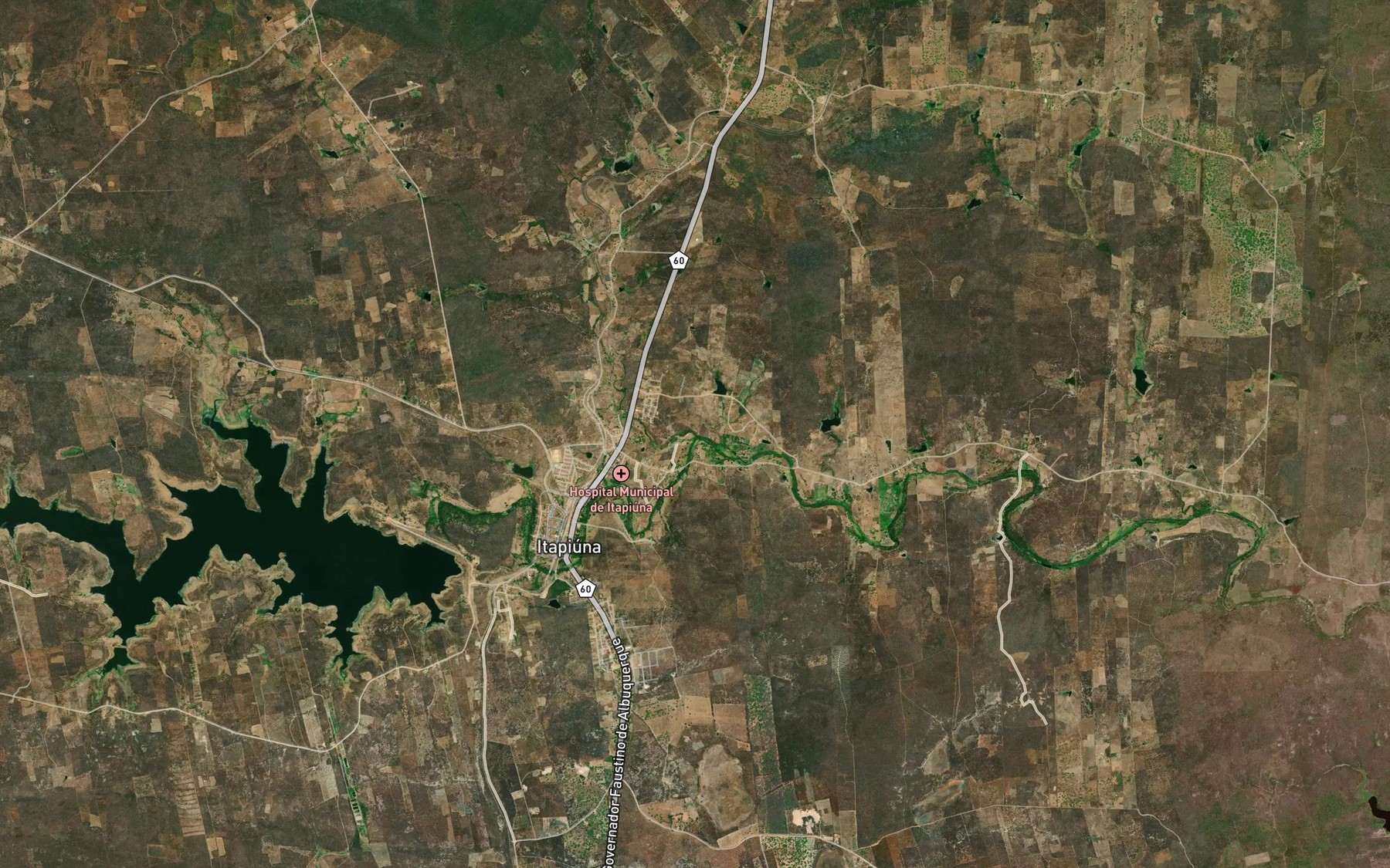 Satellite map of the Riacho do Cedro