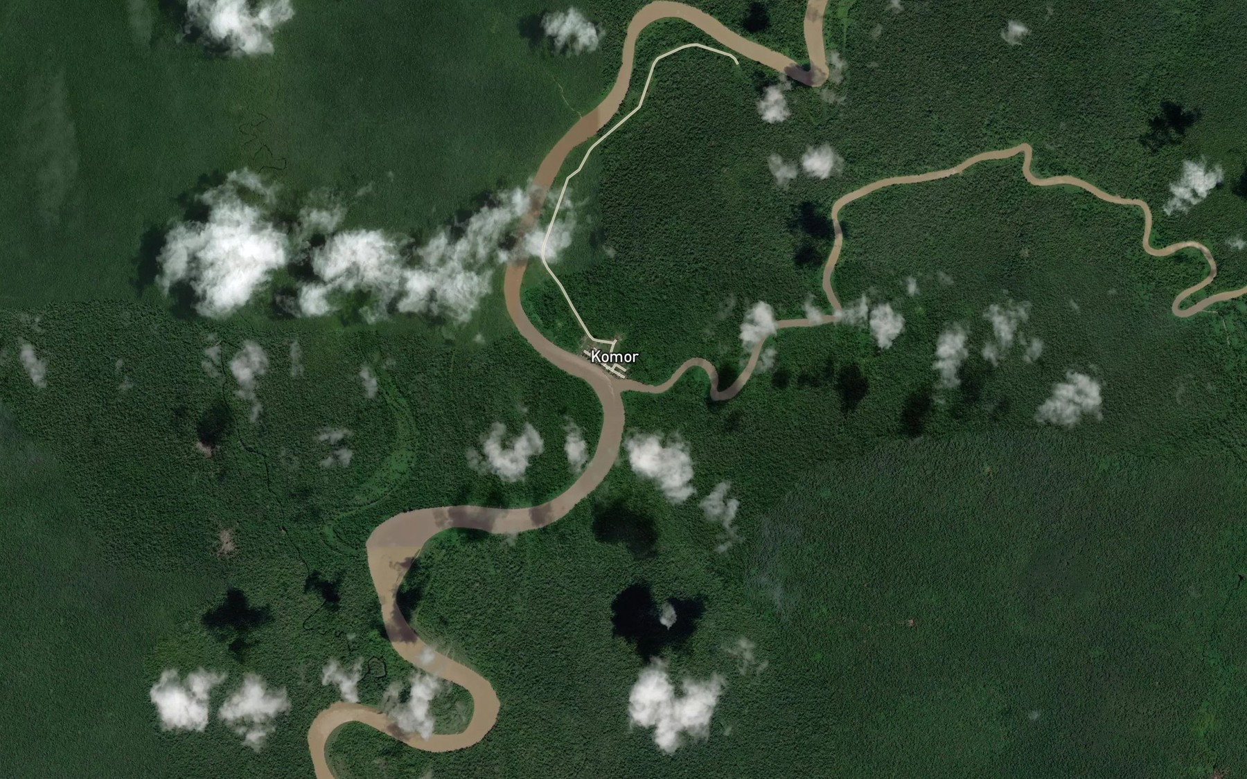 Satellite map of the Sungai Dumas