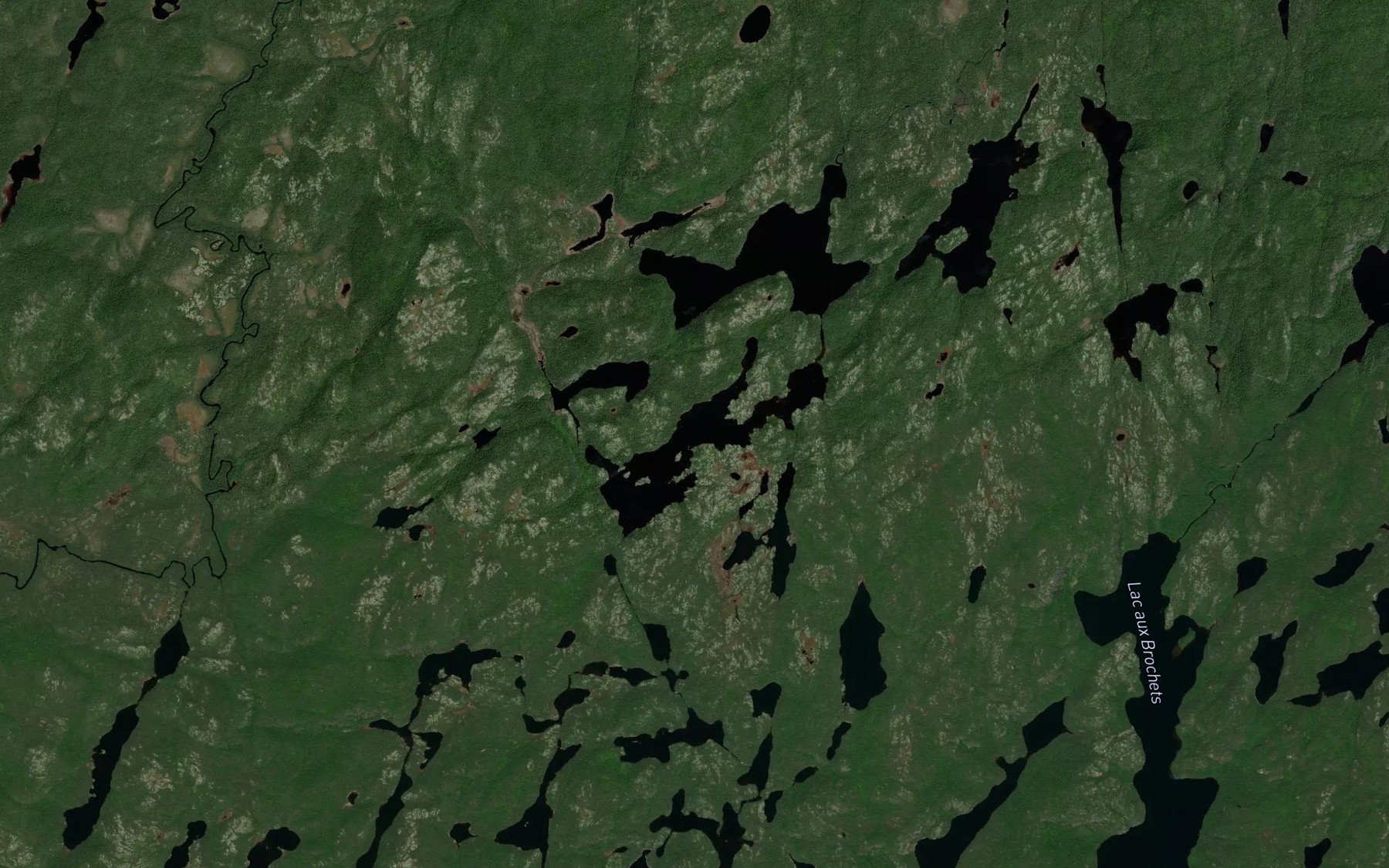 Satellite map of the Lac Kanihuakapauti Kutukuaniutshuapa