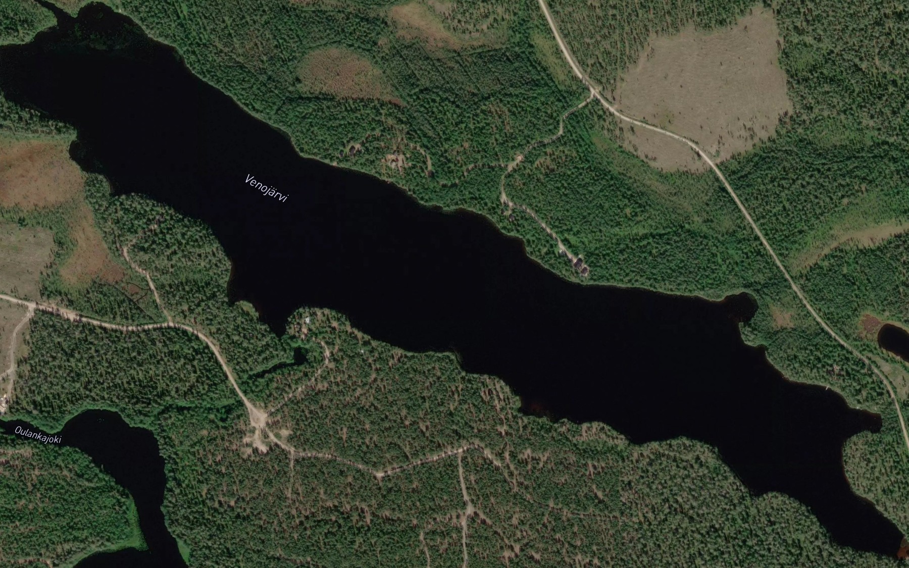 Satellite map of the Venojarvi