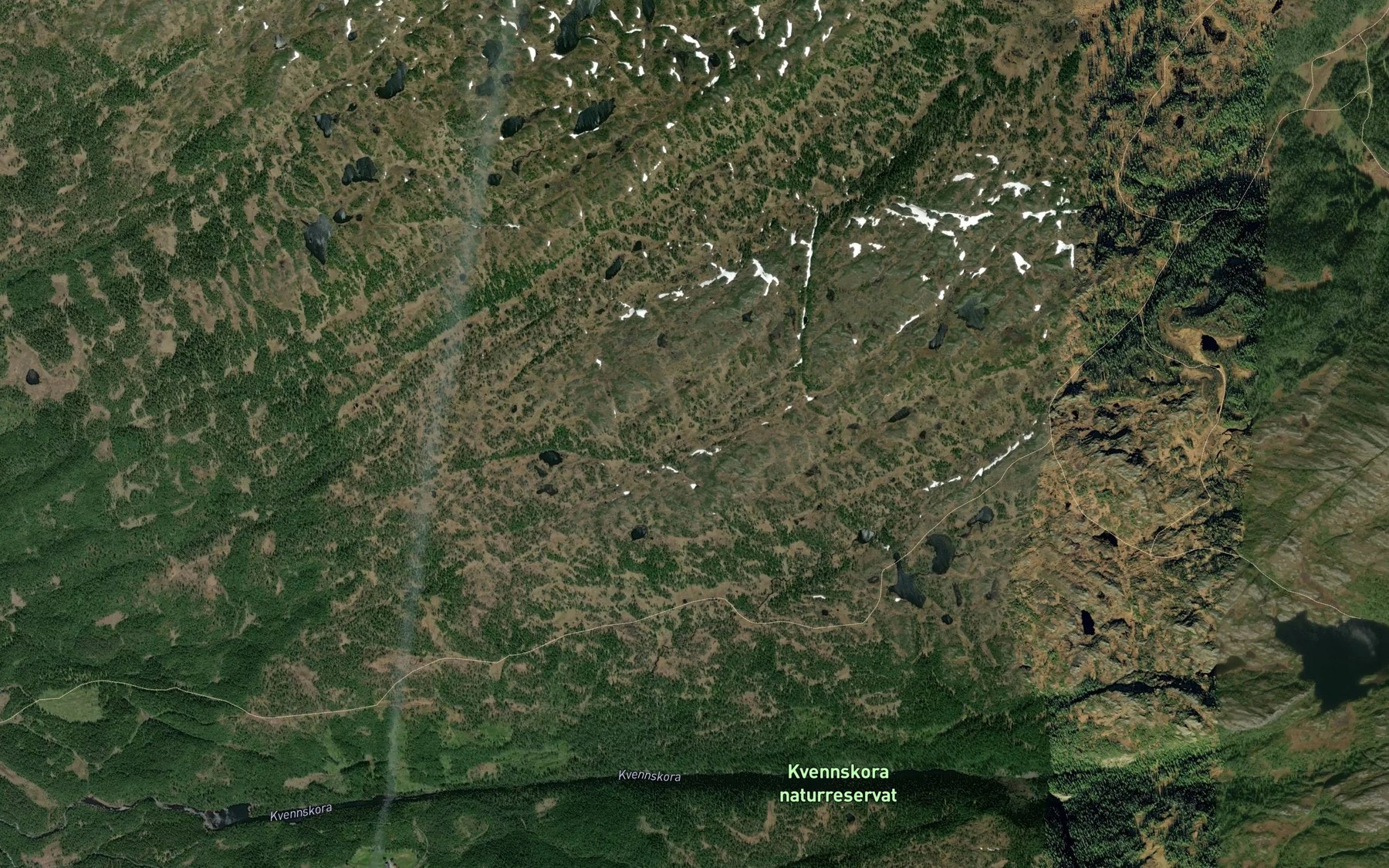 Satellite map of the Svekkusbekken