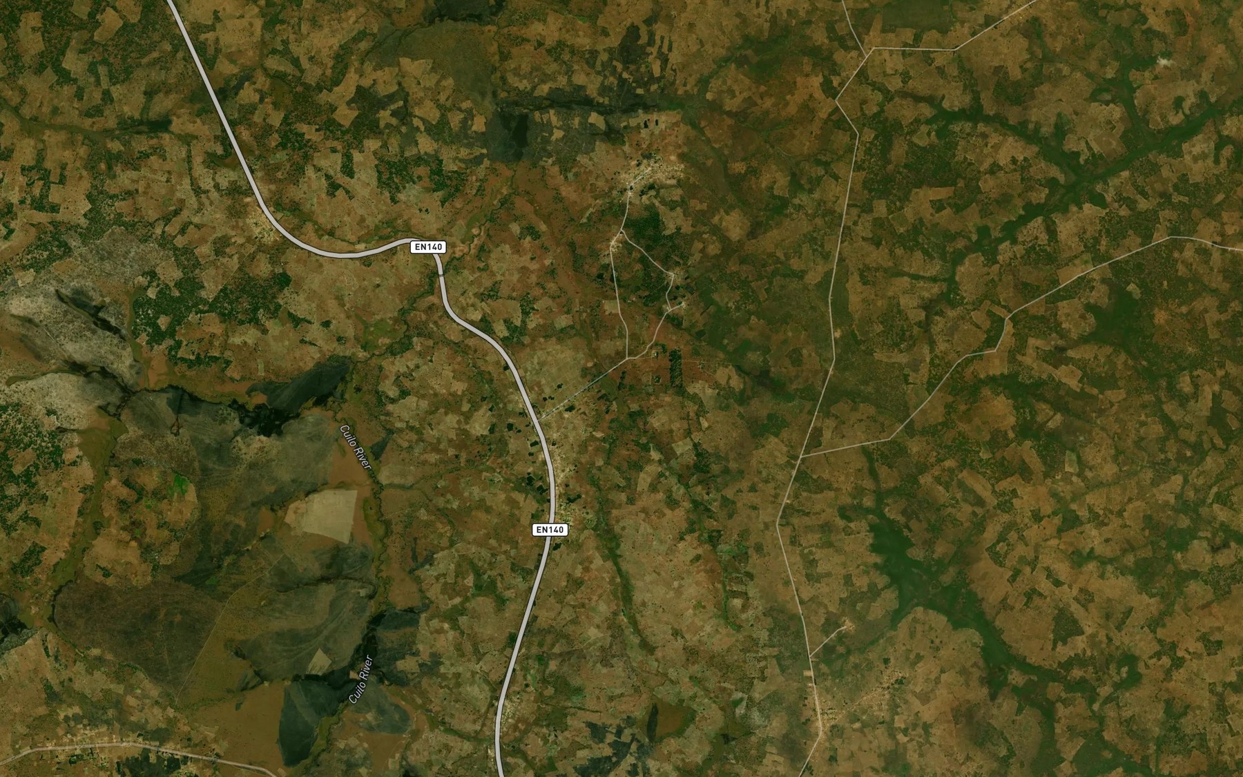 Satellite map of the Catumbo