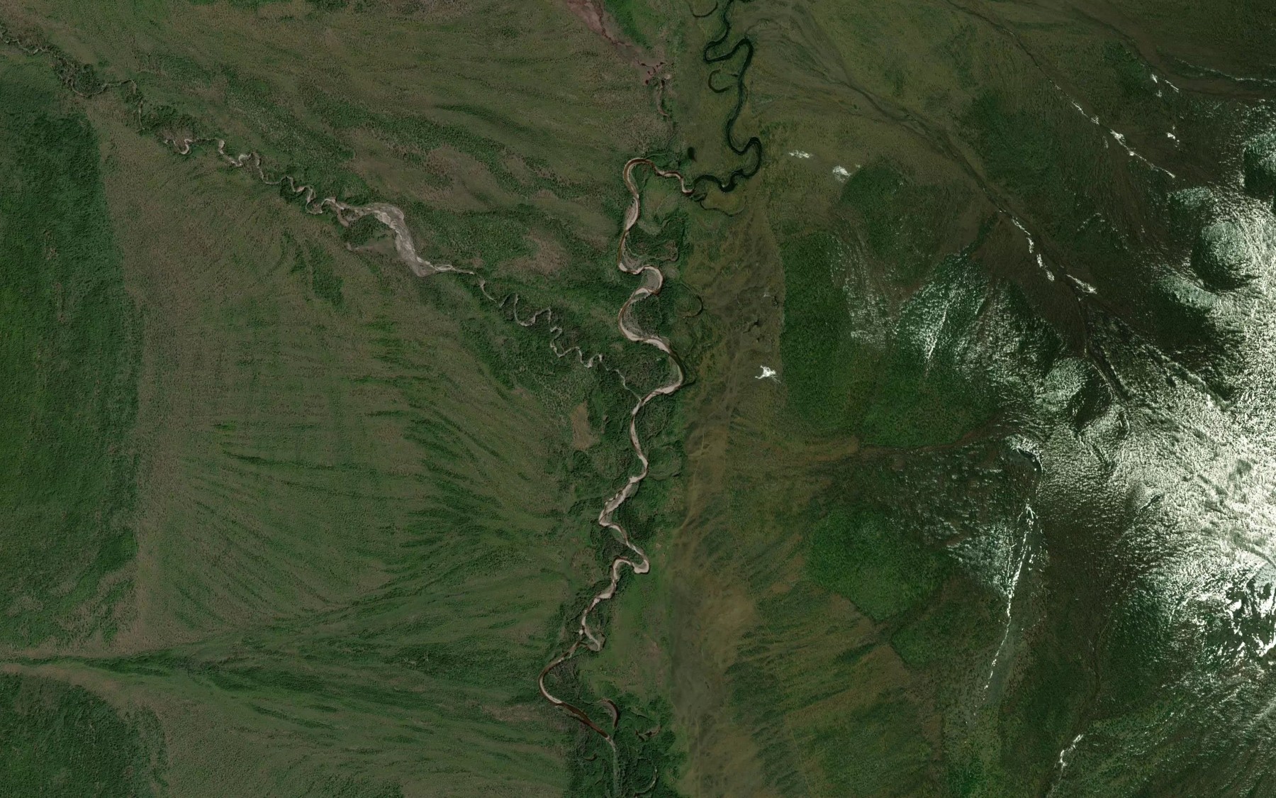 Satellite map of the Kenurak
