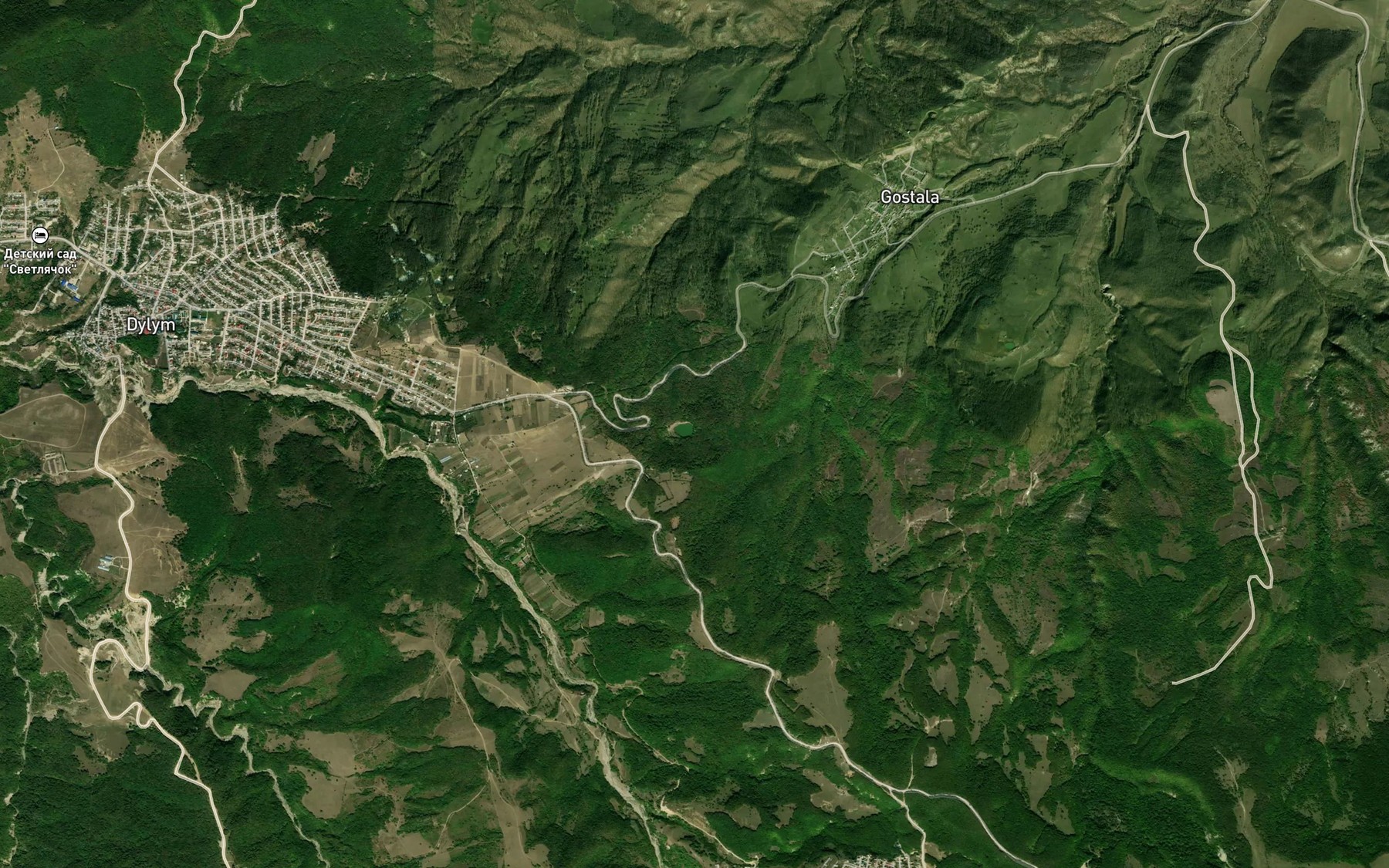 Satellite map of the Ozero Gorenzhikor