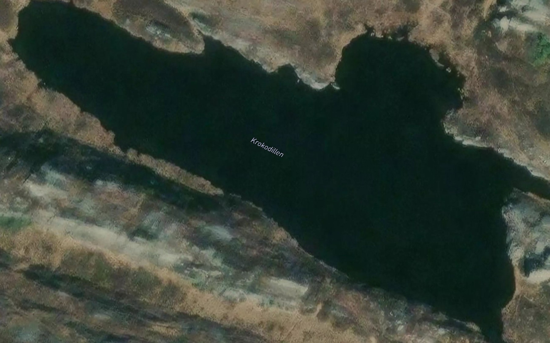 Satellite map of the Krokodillen