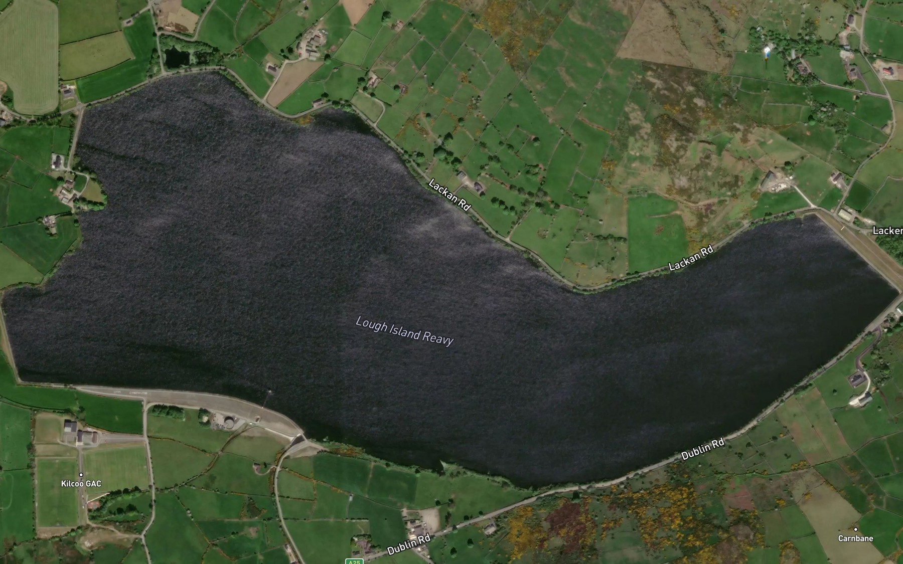 Satellite map of the Lough Island Reavy