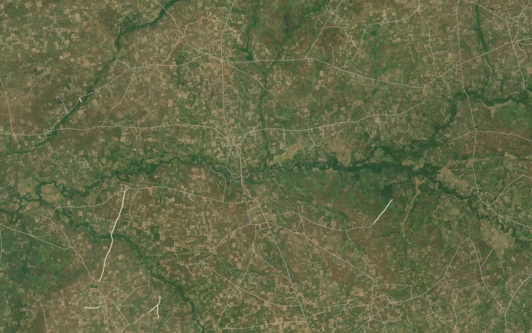 Satellite map of the River Ubyagu