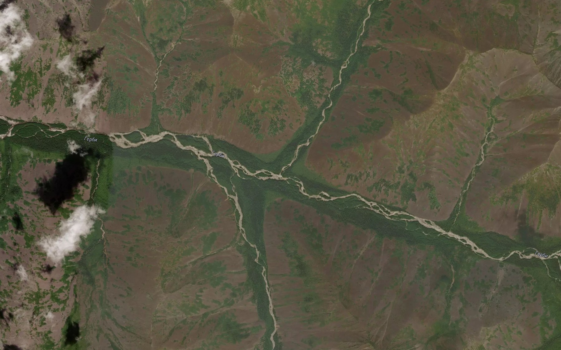 Satellite map of the Ganma