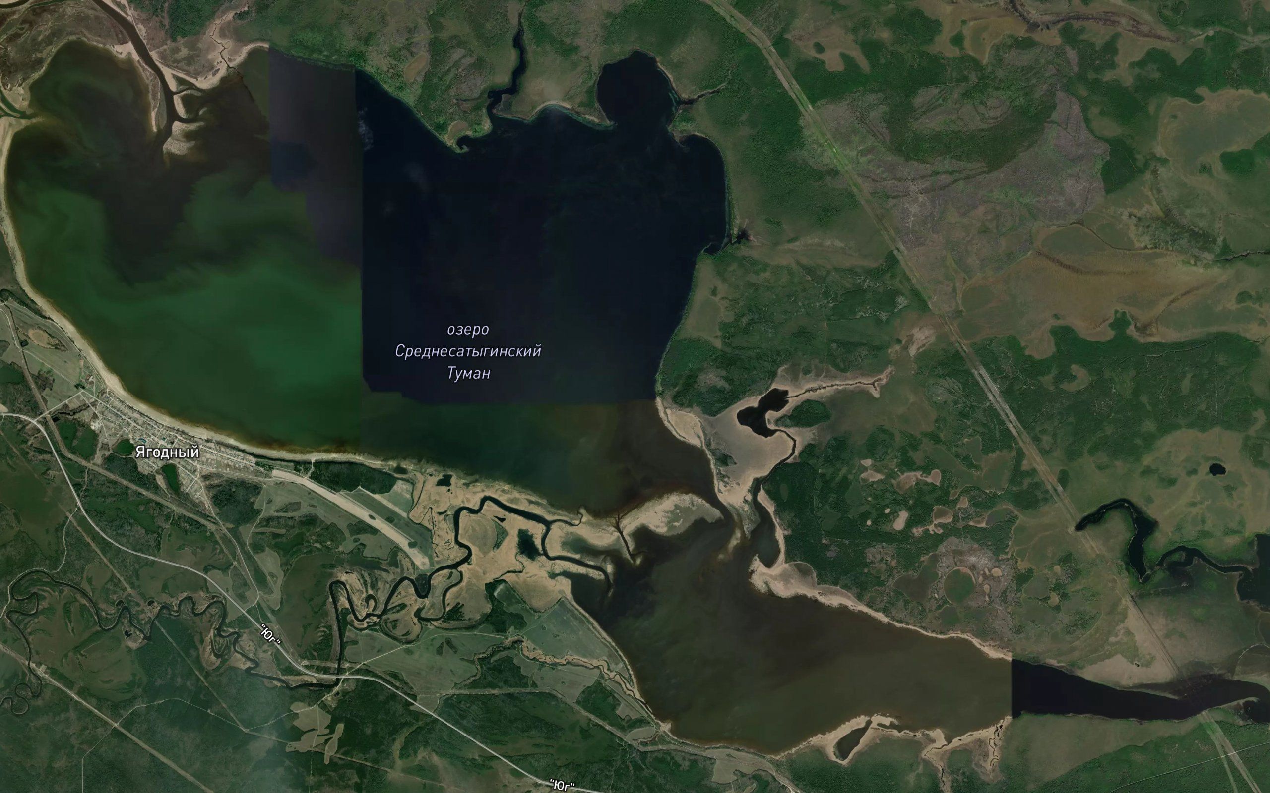 Ozero Sredne-Satyginskiy Tuman