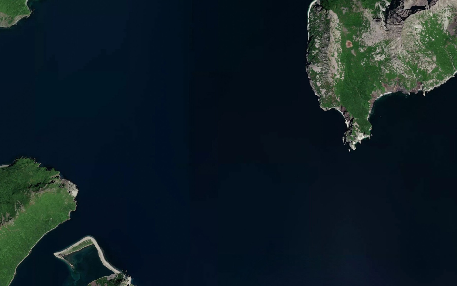 Satellite map of the Kuiukta Bay