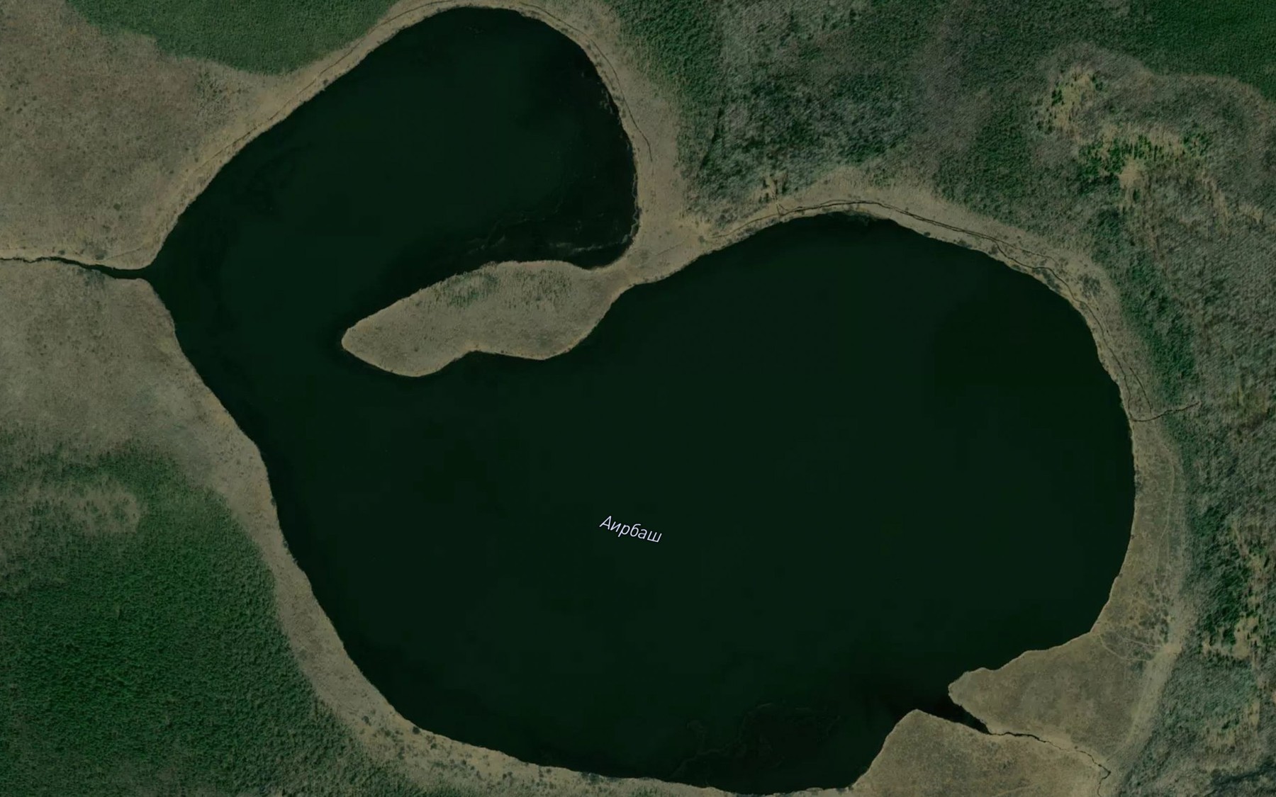 Satellite map of the Ozero Airbash