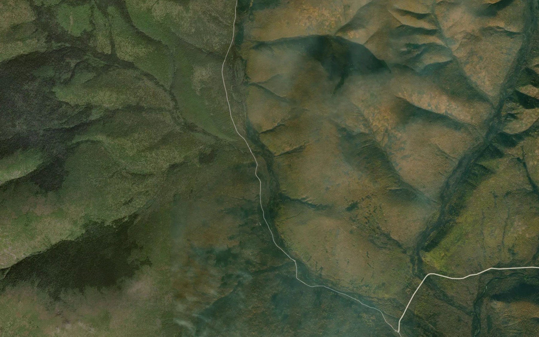 Satellite map of the Khrebtovyy