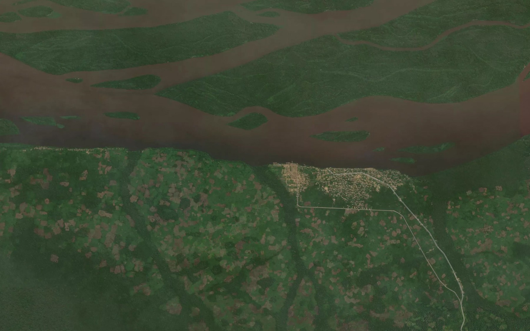 Satellite map of the Loyolo
