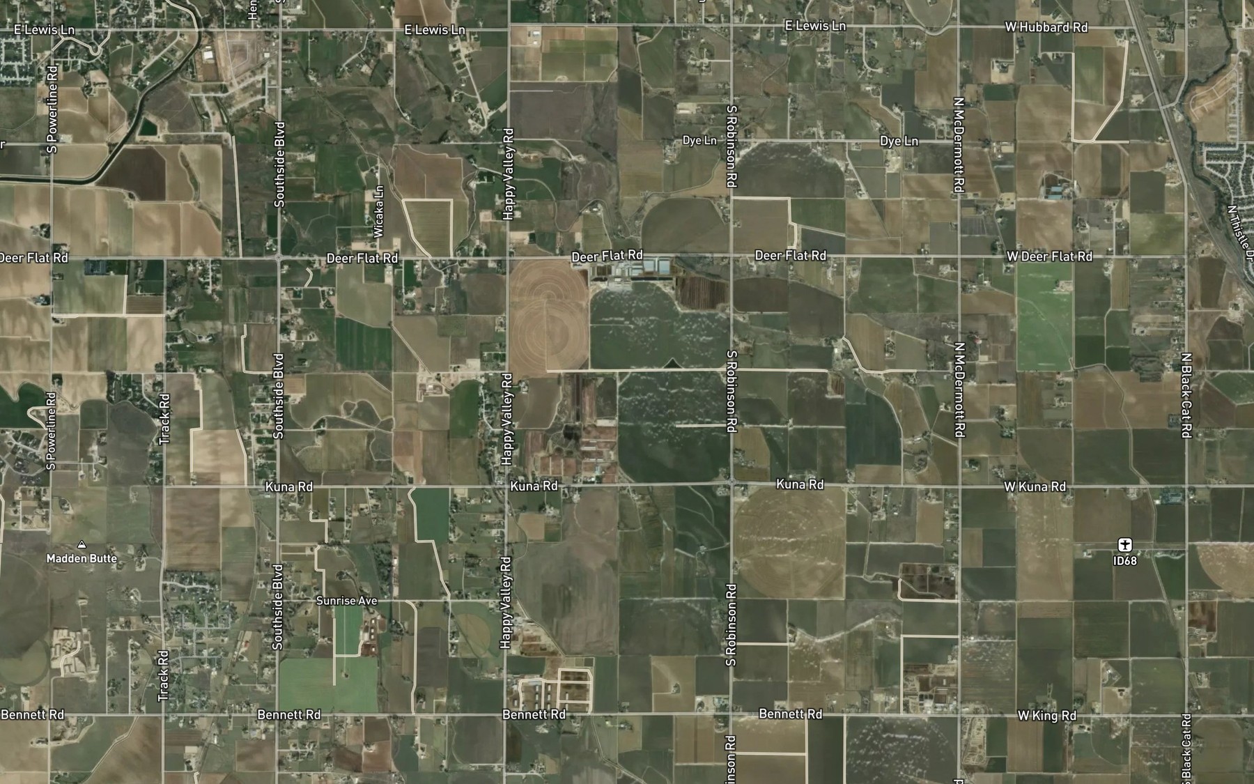 Satellite map of the West Fork Golden Gulch Drain