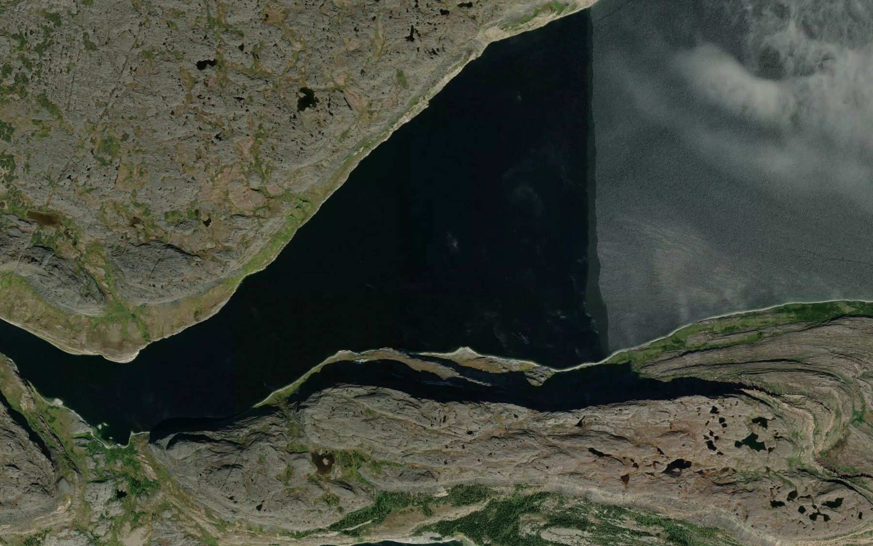 Satellite map of the Baie Anurituuq