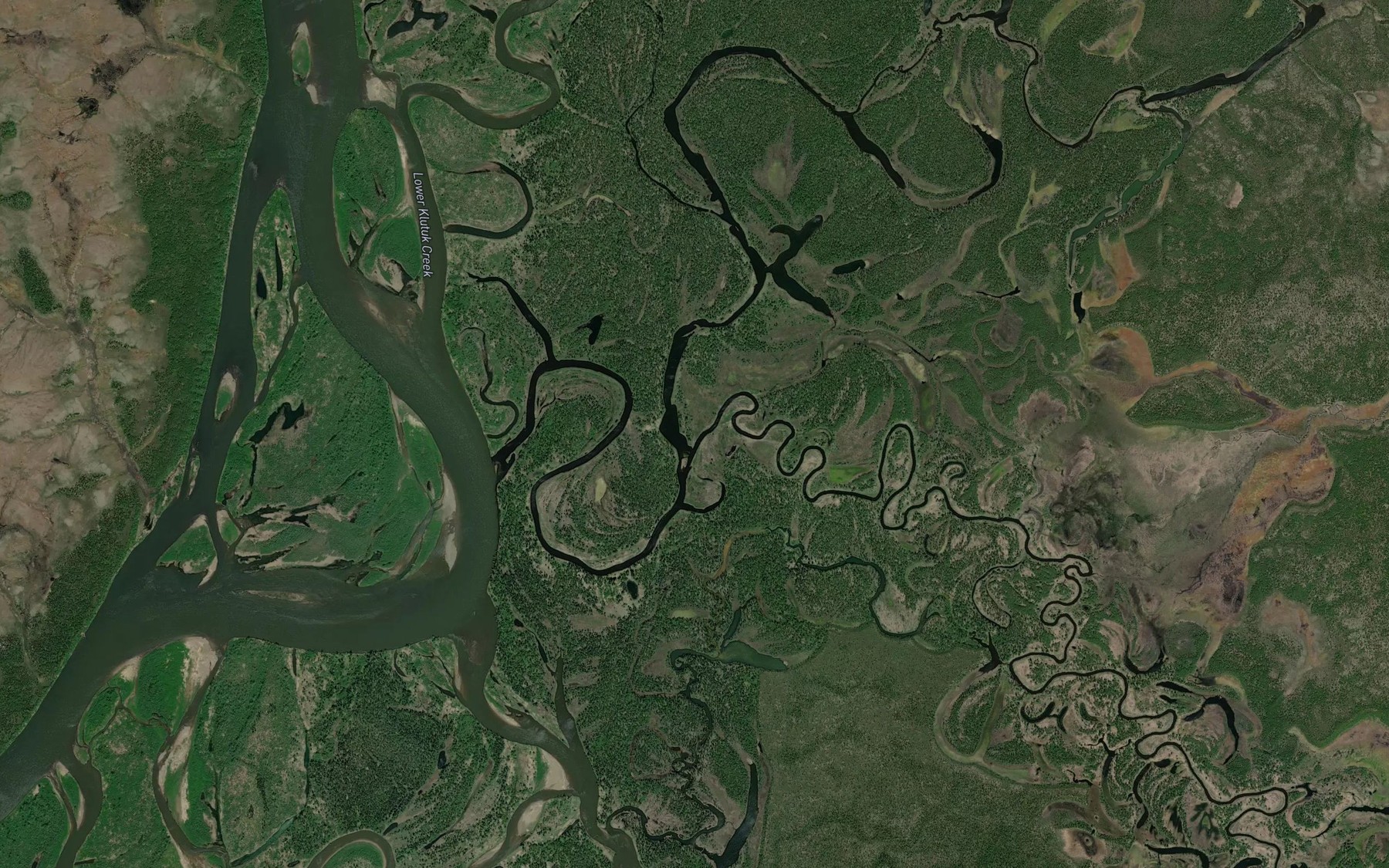 Satellite map of the Koggiling Creek