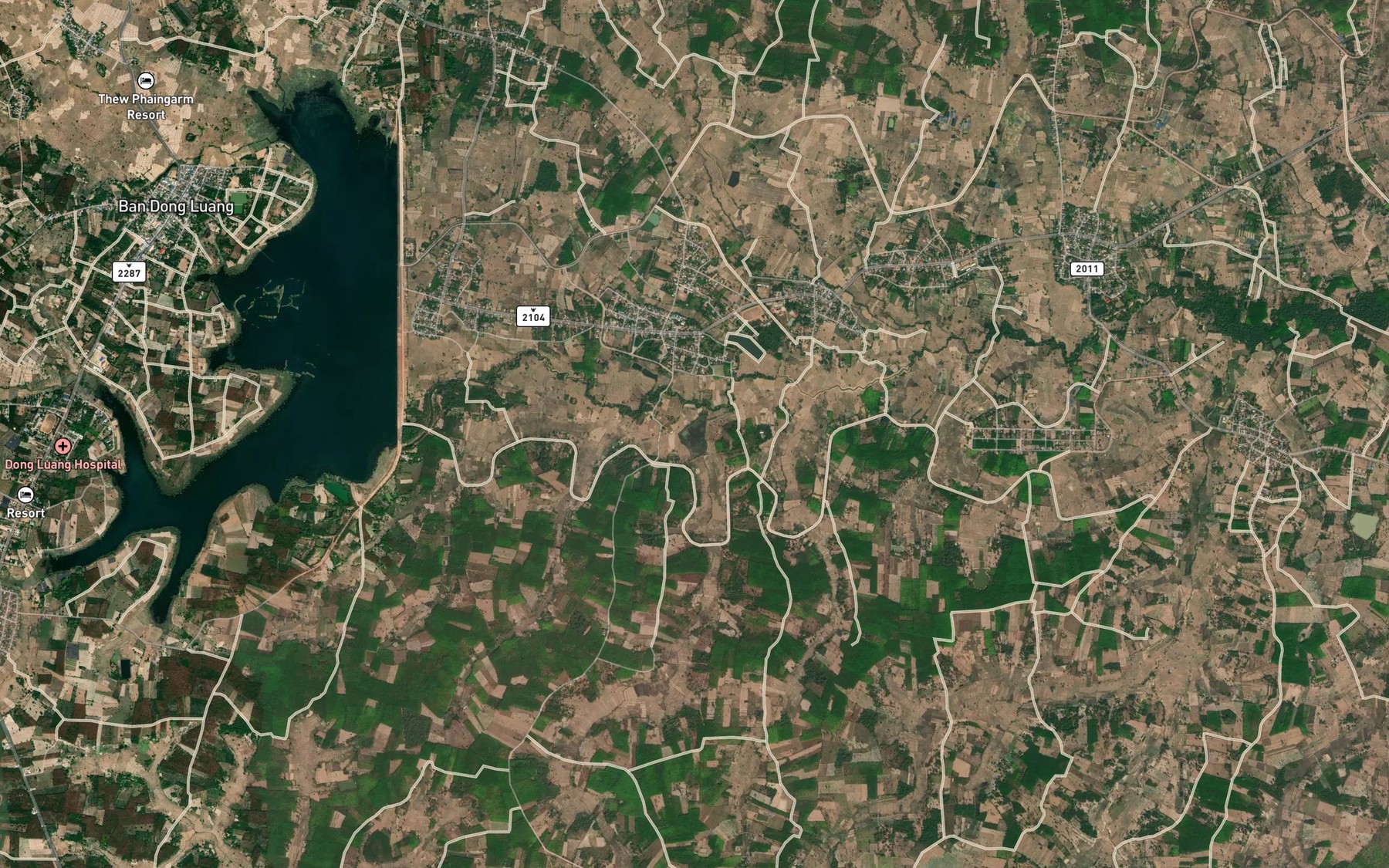 Satellite map of the Nong Kaeng Khwai