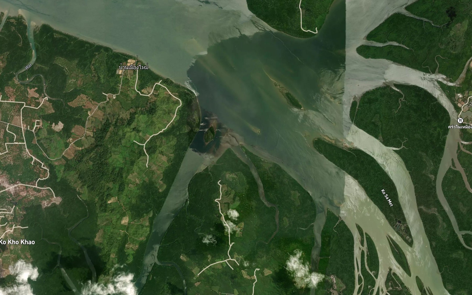 Satellite map of the Khlong Bang Si Fan