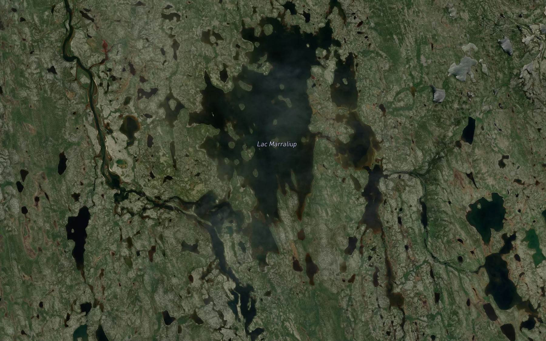 Satellite map of the Lac Marraliup