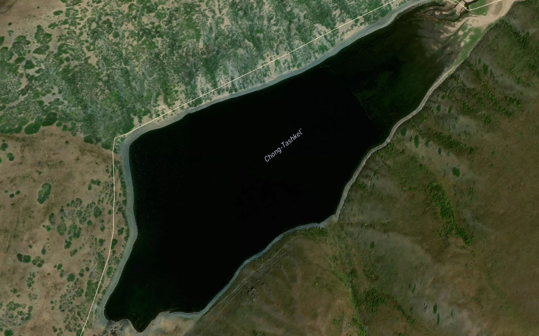 Satellite map of the Ozero Chon-Tashkel'