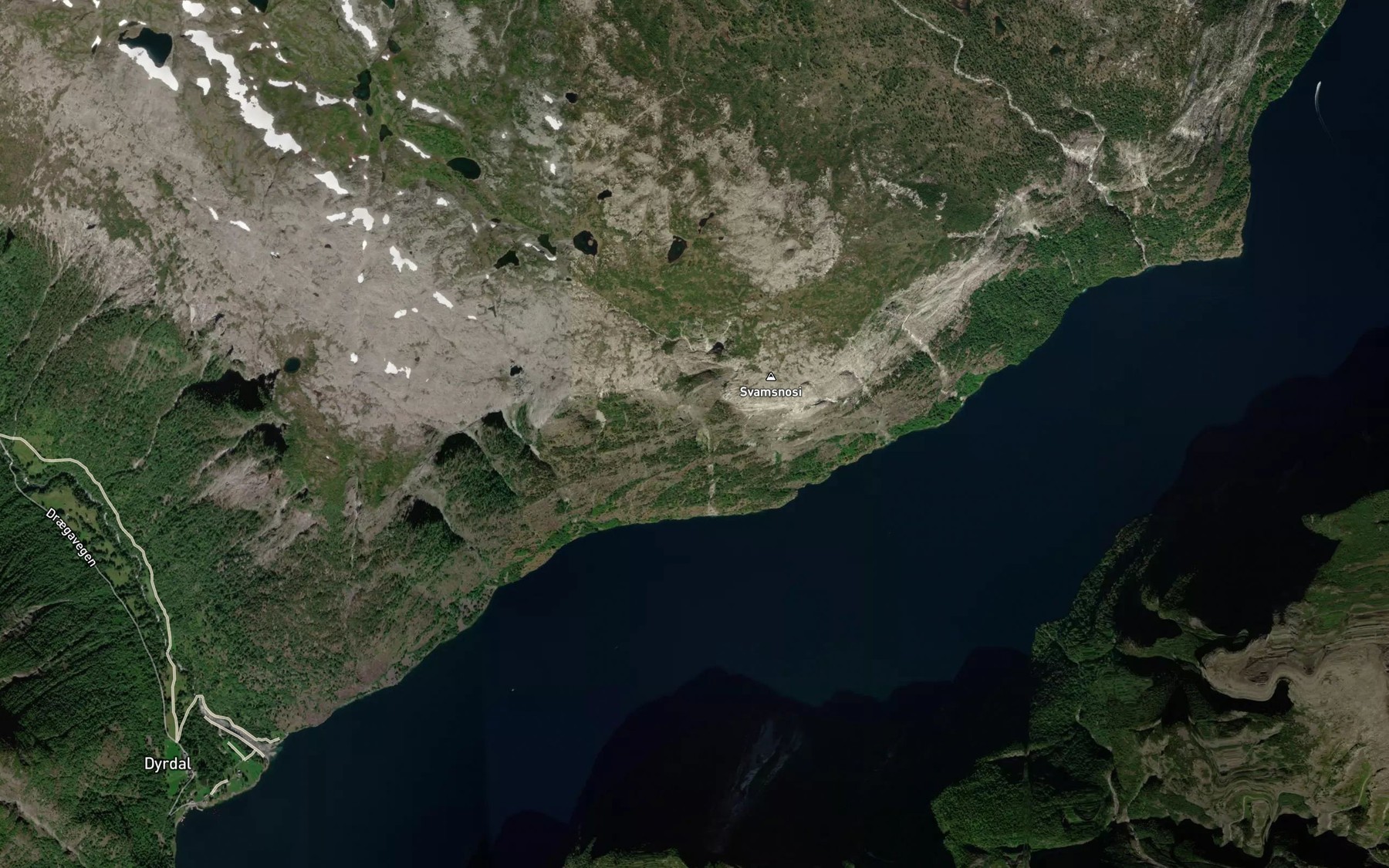 Satellite map of the Svamsgrovi